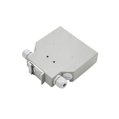 6-ميناء Metal Dinrail Mountable Fiber Optic Din Rail Terminal صندوق