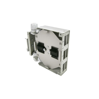 6-ميناء Metal Dinrail Mountable Fiber Optic Din Rail Terminal صندوق