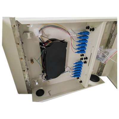 OEM Wall Mount لصق او جمع نسيج FTTH Fiber Term Unit 48 جوهر