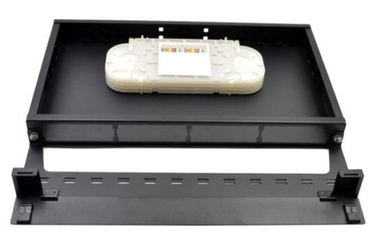 19 "FTTH MPO MTP Patch لوحة LC 1U Fiber كاسيت وحدة رف جبل