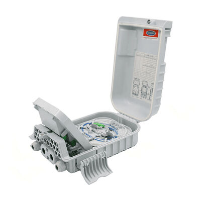 FTTx 1x8 PLC صندوق توزيع الألياف البصرية IP68 16جوهرs