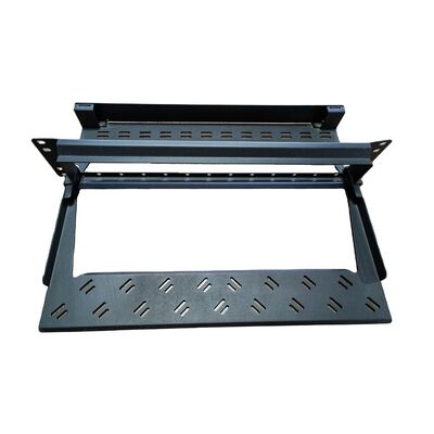 لوحات التصحيح السوداء MPO MTP 96F 1U LC Patch لوحة Modular Shelf