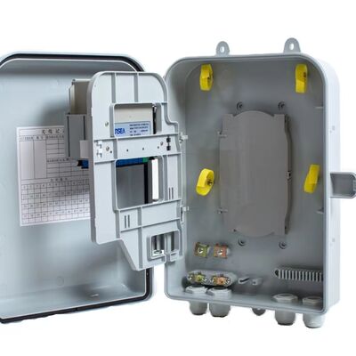 مقاوم للماء الألياف البصرية الفاصل 1x16 التوصيل IP66 ABS PLC الفاصل