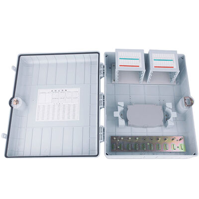 مقسم الألياف البصرية LGX PLC APC / UPC 1x64 PLC الفاصل ، رمادي فاتح