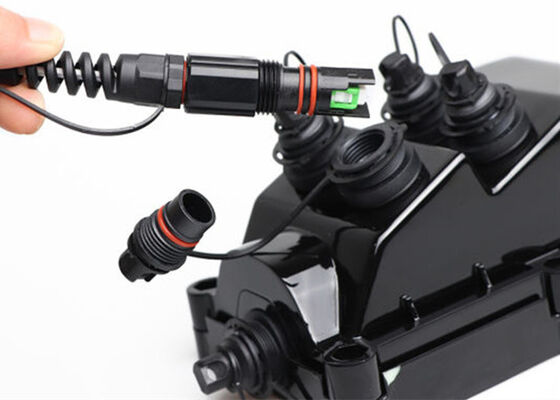صندوق ضميمة الكابلات الخارجية MST SST 6 Fiber FTTH Terminal صندوق
