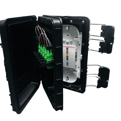 8جوهر 16جوهر Fibre Optic Terminal صندوق FC / LC PLC الفاصل صندوق IP65