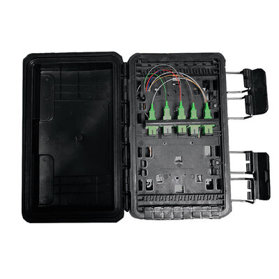 8جوهر 16جوهر Fibre Optic Terminal صندوق FC / LC PLC الفاصل صندوق IP65
