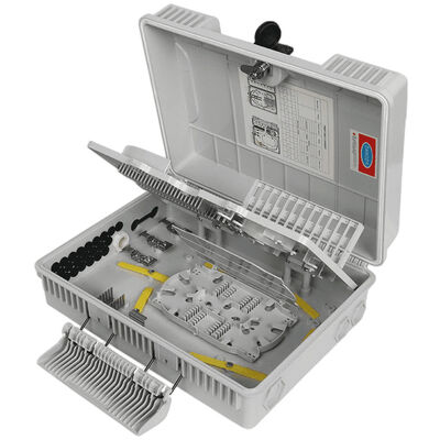 FTTB Fiber Optic الفاصل صندوق OM1 LGX PLC 1x16 الفاصل 24جوهر