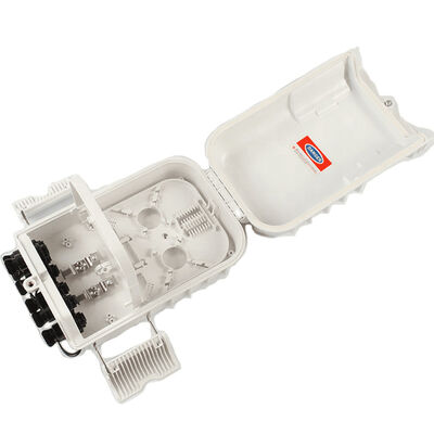 ABS PLC 8 ميناء Fiber Termination صندوق رمادي الضميمة الطرفية الضوئية IP65