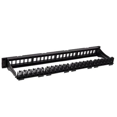 لوحة تصحيح الشبكة CAT5 CAT6 UTP فارغة تحميل RJ45 24 منفذ لوحة التصحيح