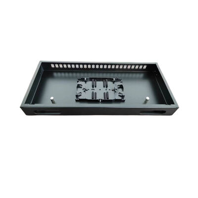 24 Port Rack Mount Fibre Termination Box Patch Panel ODF 24 Cores