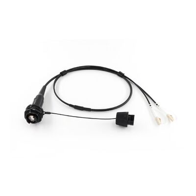بكرة كابل الألياف الضوئية التكتيكية FTTA ذات الشعاع الموسع موصل AARC HXB11 HXB13 HXB15 SM 2 4 6 8 ألياف قنوات نوى 10-300 متر