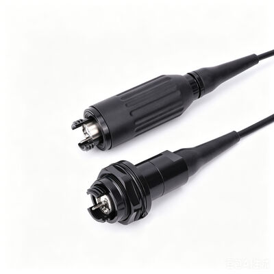 بكرة كابل الألياف الضوئية التكتيكية FTTA ذات الشعاع الموسع موصل AARC HXB11 HXB13 HXB15 SM 2 4 6 8 ألياف قنوات نوى 10-300 متر